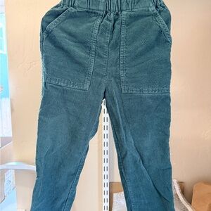 Hanna Andersson Teal Corduroy Kids Pants